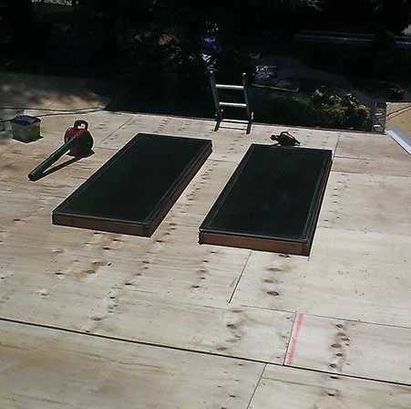 Flat Roof Skylight Installation Long Island